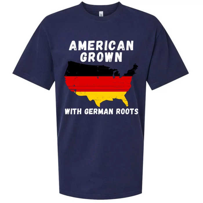 American Grown With German Roots, Germany Pride Germany USA Sueded Cloud Jersey T-Shirt