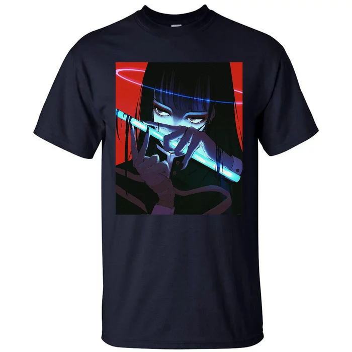 Anime Girl Waifu Aesthetic Japanese Otaku Tall T-Shirt