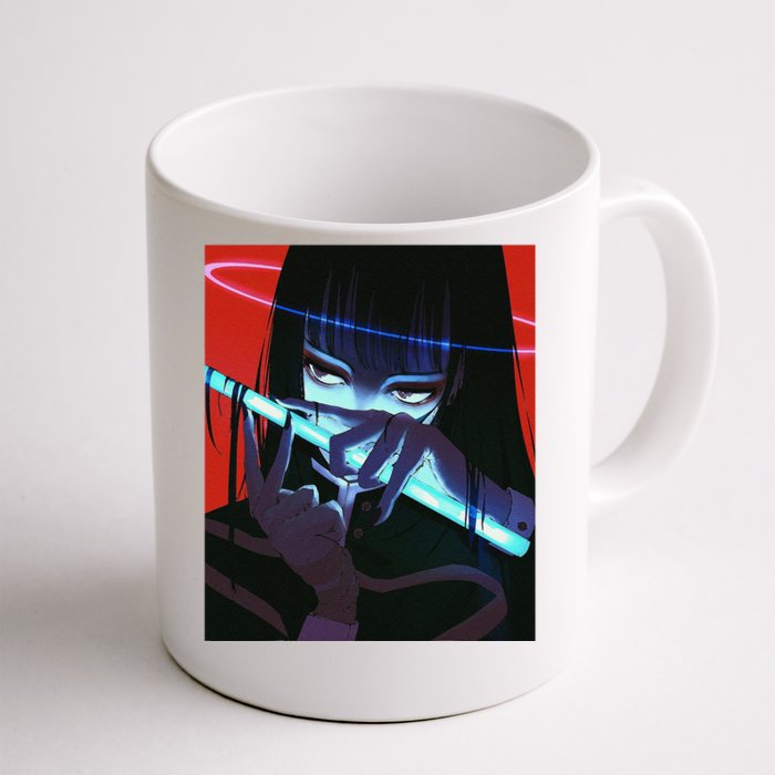 Anime Girl Waifu Aesthetic Japanese Otaku Front & Back Coffee Mug