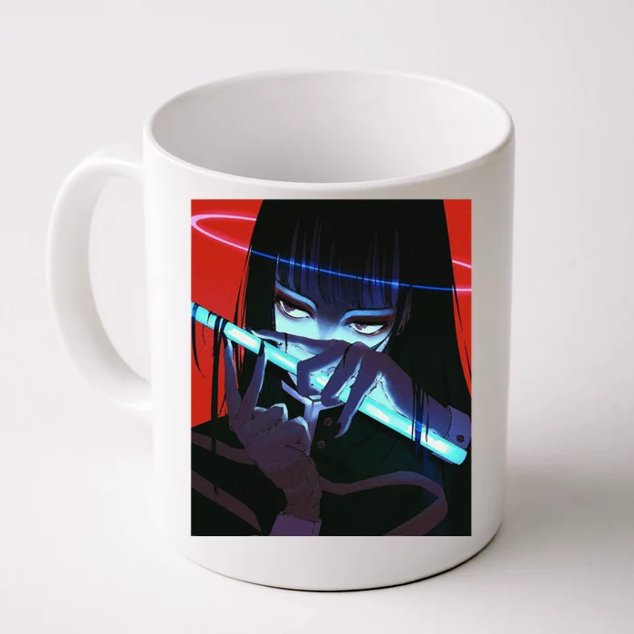 Anime Girl Waifu Aesthetic Japanese Otaku Front & Back Coffee Mug