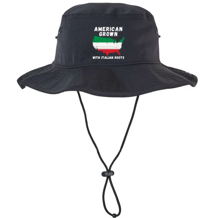 American Grown With Italian Roots, Italian Pride Italian USA Legacy Cool Fit Booney Bucket Hat