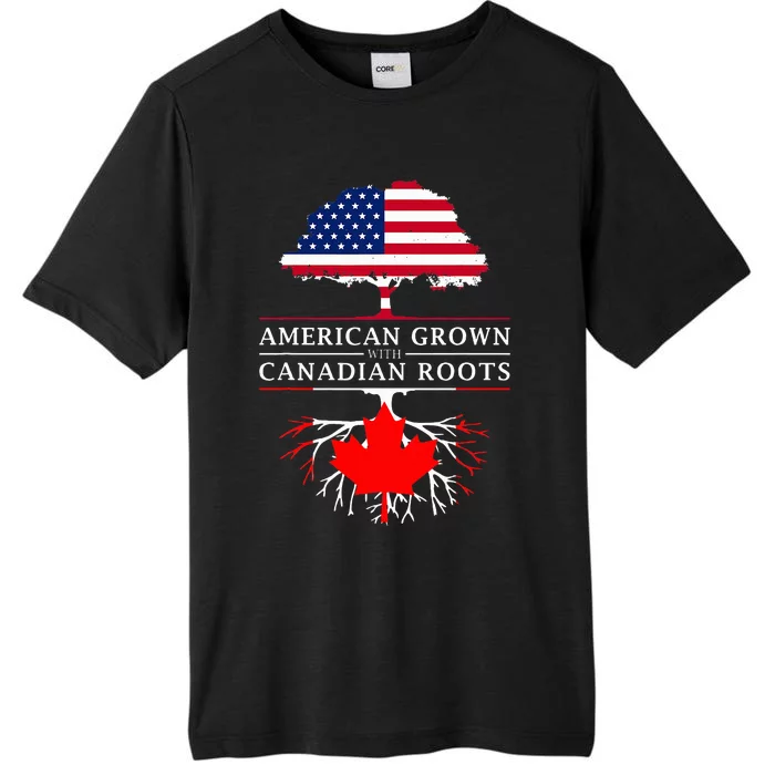 American Grown With Canadian Roots Canada ChromaSoft Performance T-Shirt