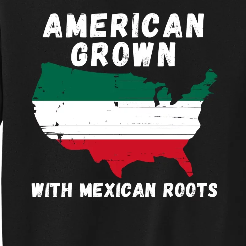 American Grown With Mexican Roots, Mexican Pride Mexican USA Sweatshirt