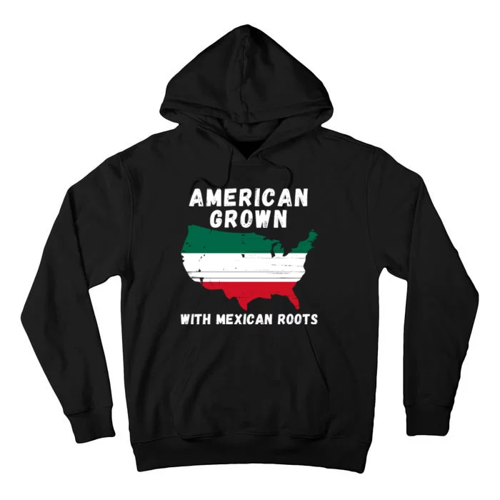 American Grown With Mexican Roots, Mexican Pride Mexican USA Tall Hoodie