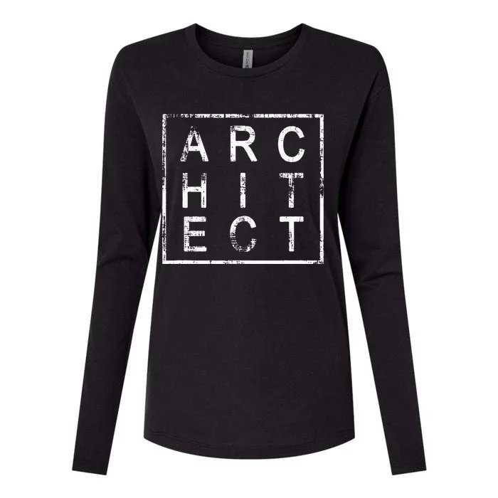 Architect Graduation Wo Architects Square Womens Cotton Relaxed Long Sleeve T-Shirt