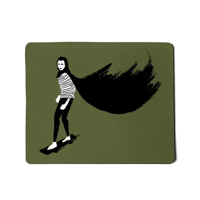 A Girl Walks Home Alone At Night Mousepad