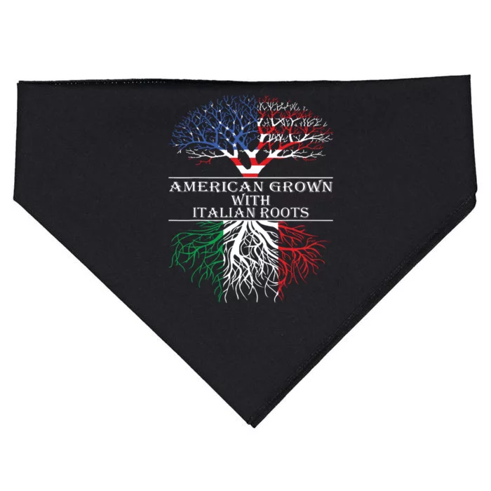 American Grown With Italian Roots USA-Made Doggie Bandana