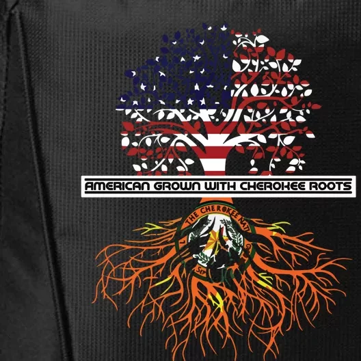 American Grown With Cherokee Roots Tribe Native American City Backpack