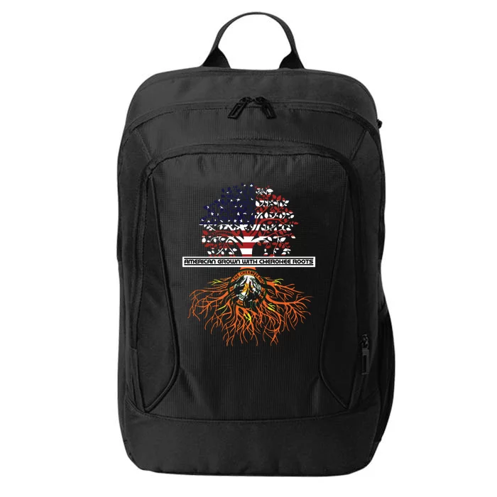 American Grown With Cherokee Roots Tribe Native American City Backpack