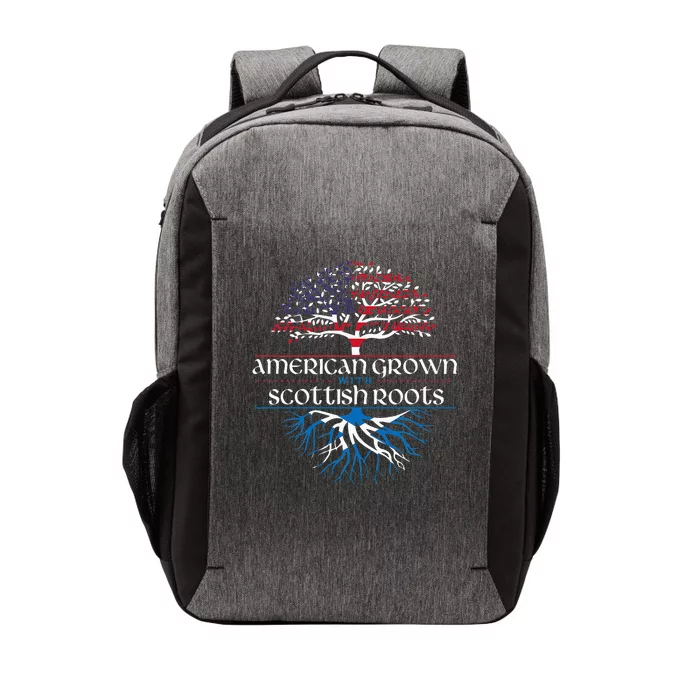 American Grown with Scottish Roots Scotland Pride Heritage Vector Backpack