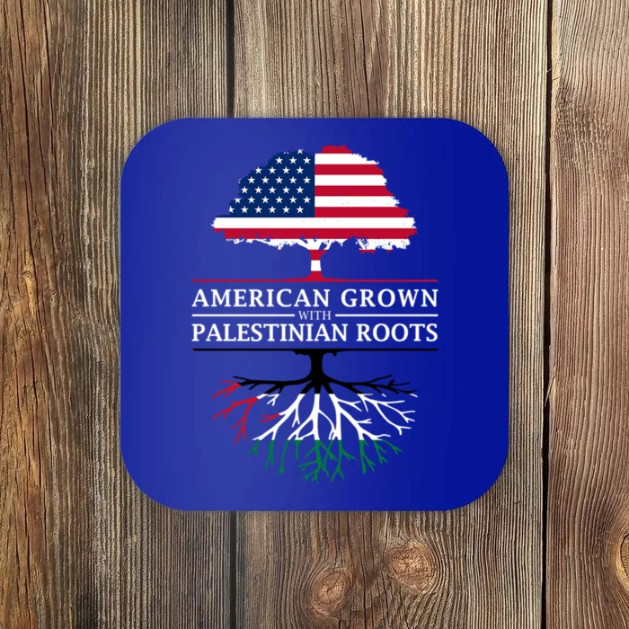 American Grown With Palestinian Roots Palestine Gift Coaster