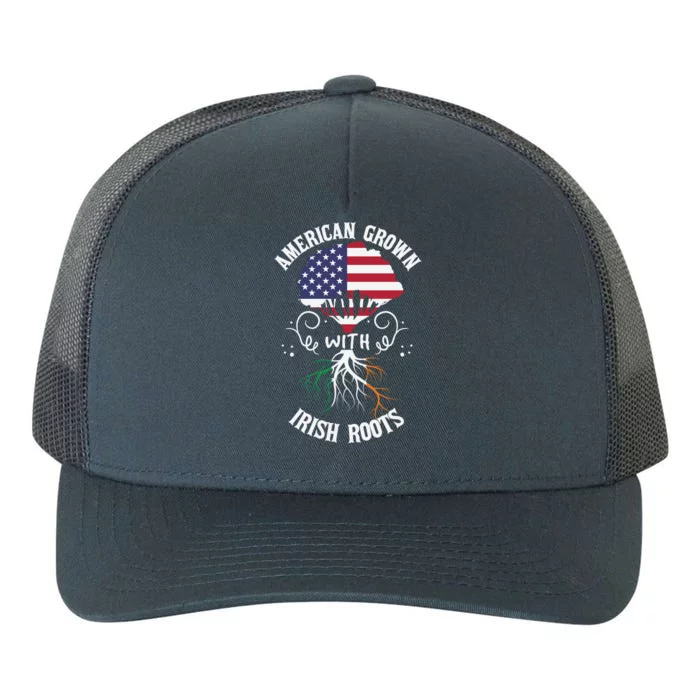 American Grown With Irish Roots Yupoong Adult 5-Panel Trucker Hat