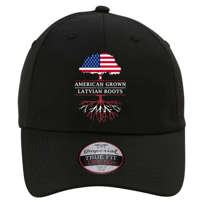 American Grown With Latvian Roots Gift Latvia Meaningful Gift The Original Performance Cap