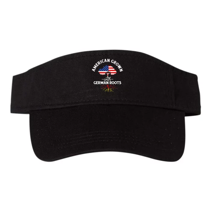 American Grown With German Roots German Heritage Germany Valucap Bio-Washed Visor