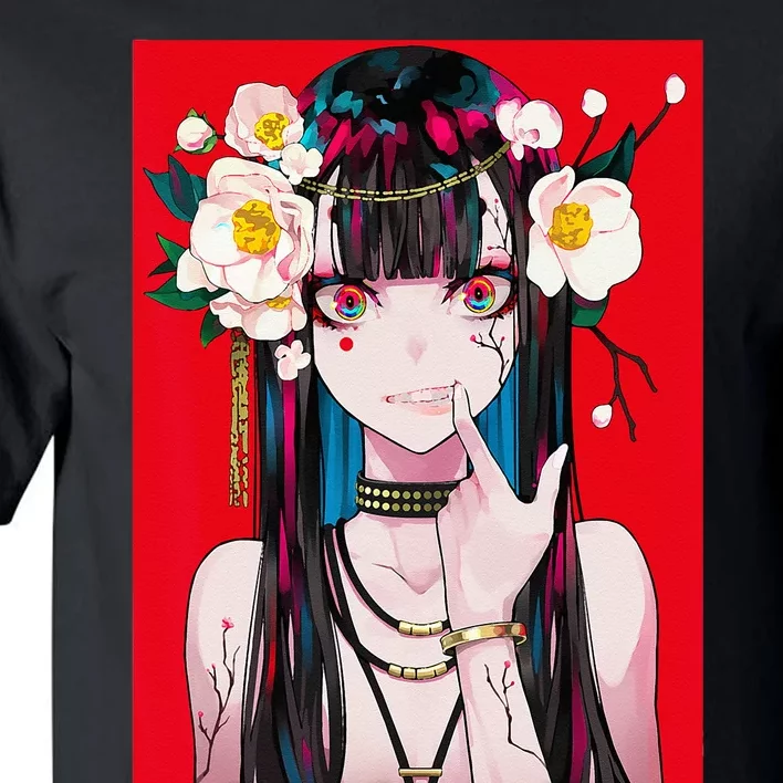 Anime Girl Waifu Japanese Aesthetic Kawaii Otaku Weeb Tall T-Shirt