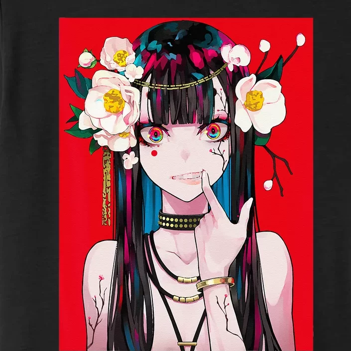 Anime Girl Waifu Japanese Aesthetic Kawaii Otaku Weeb ChromaSoft Performance T-Shirt