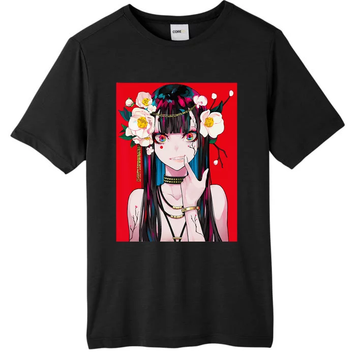 Anime Girl Waifu Japanese Aesthetic Kawaii Otaku Weeb ChromaSoft Performance T-Shirt