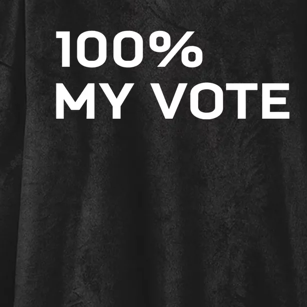 Amanda Gorman Wearing 100% My Vote Hooded Wearable Blanket