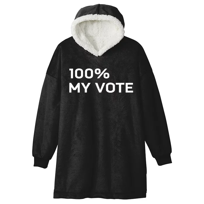 Amanda Gorman Wearing 100% My Vote Hooded Wearable Blanket