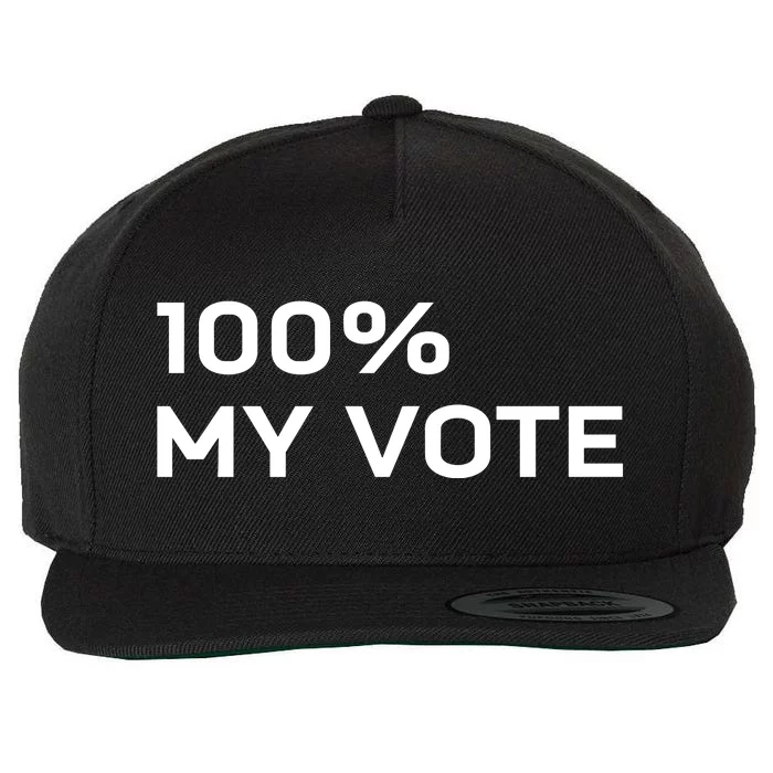 Amanda Gorman Wearing 100% My Vote Wool Snapback Cap