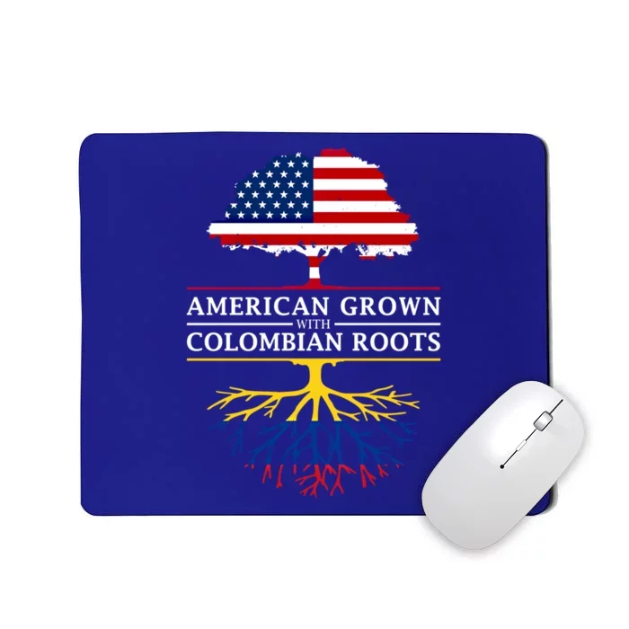 American Grown With Colombian Roots Cute Gift Colombia Gift Mousepad