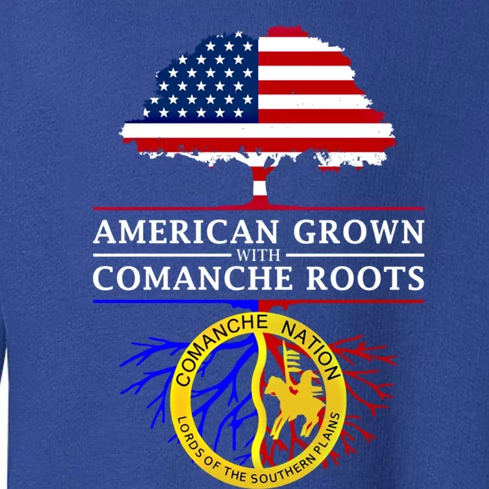 American Grown With Coche Nation Roots Gift Native American Cute Gift Toddler Sweatshirt