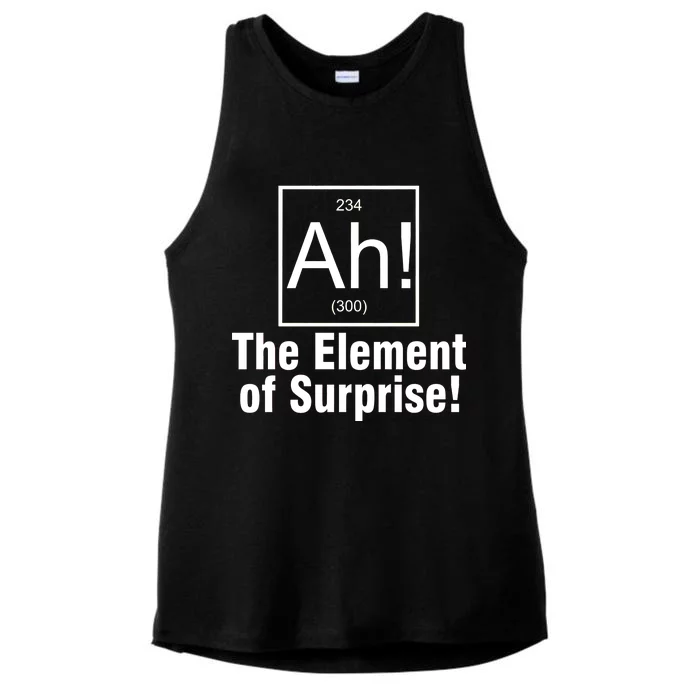 Ah! The Element Of Surprise Ladies Tri-Blend Wicking Tank