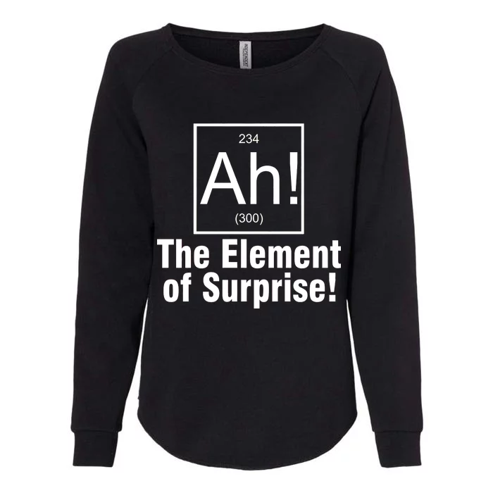 Ah! The Element Of Surprise Womens California Wash Sweatshirt