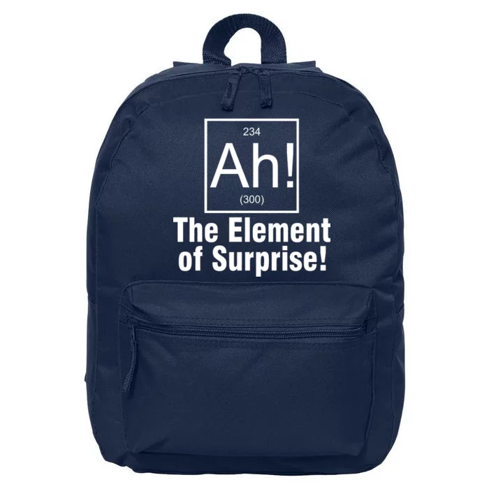 Ah! The Element Of Surprise 16 in Basic Backpack