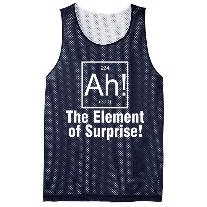 Ah! The Element Of Surprise Mesh Reversible Basketball Jersey Tank