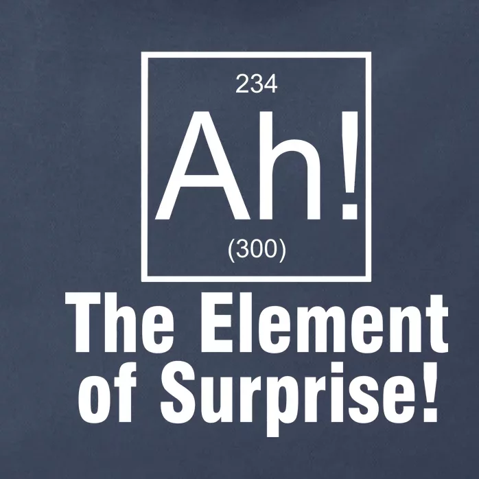 Ah! The Element Of Surprise Zip Tote Bag