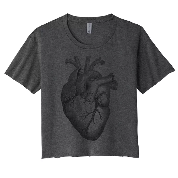 Anatomical Heart (1) Women's Crop Top Tee