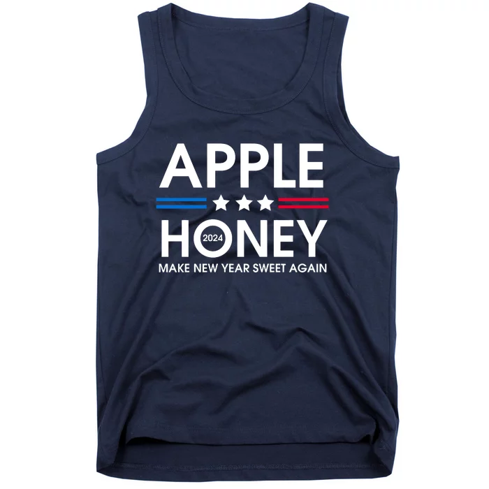 Apple Honey 2024 Make New Year Sweet Again Rosh Hashanah Tank Top