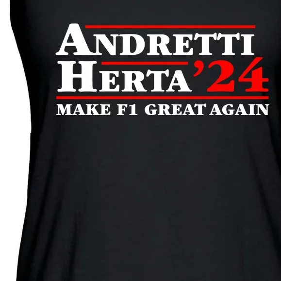 Andretti Herta 2024 Funny Indy Racing Ladies Essential Flowy Tank