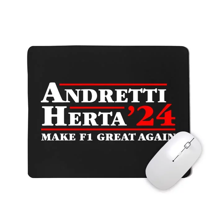 Andretti Herta 2024 Funny Indy Racing Mousepad