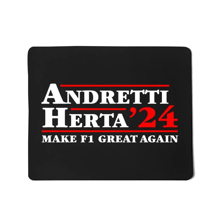 Andretti Herta 2024 Funny Indy Racing Mousepad