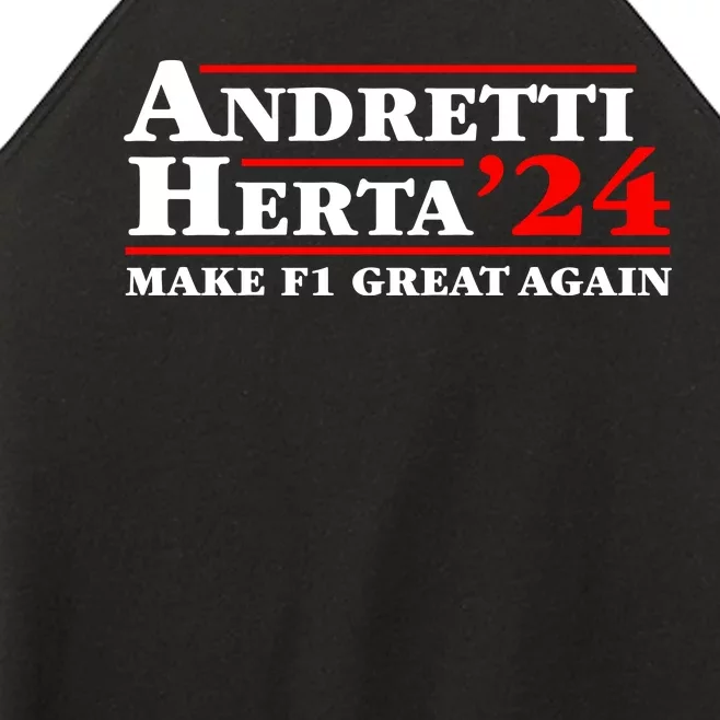 Andretti Herta 2024 Funny Indy Racing Women’s Perfect Tri Rocker Tank