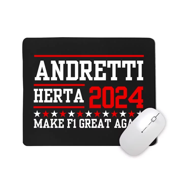 Andretti Herta 2024 Funny Indy Racing Mousepad