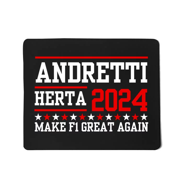 Andretti Herta 2024 Funny Indy Racing Mousepad