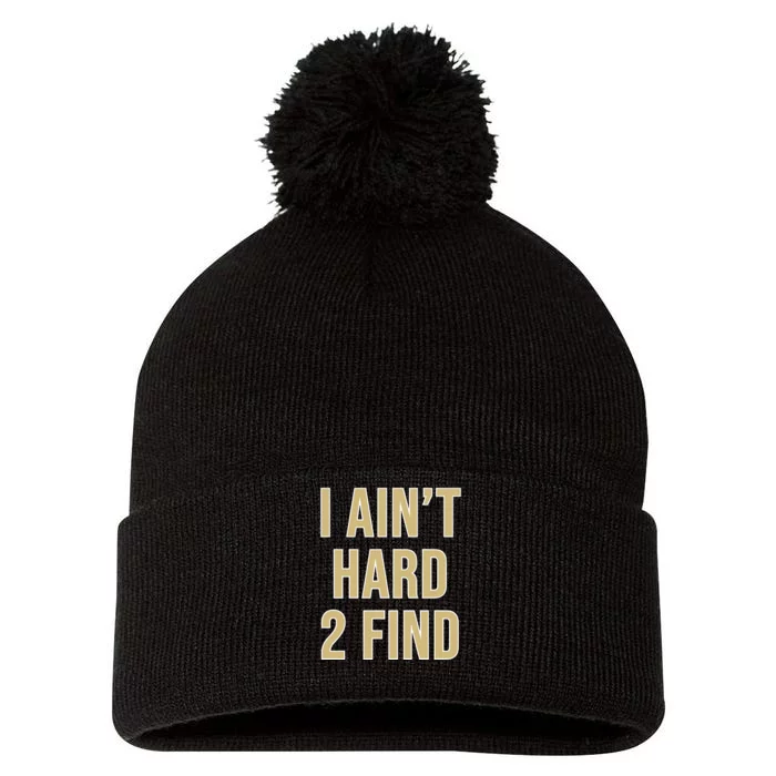 Aint Hard 2 Find Pom Pom 12in Knit Beanie