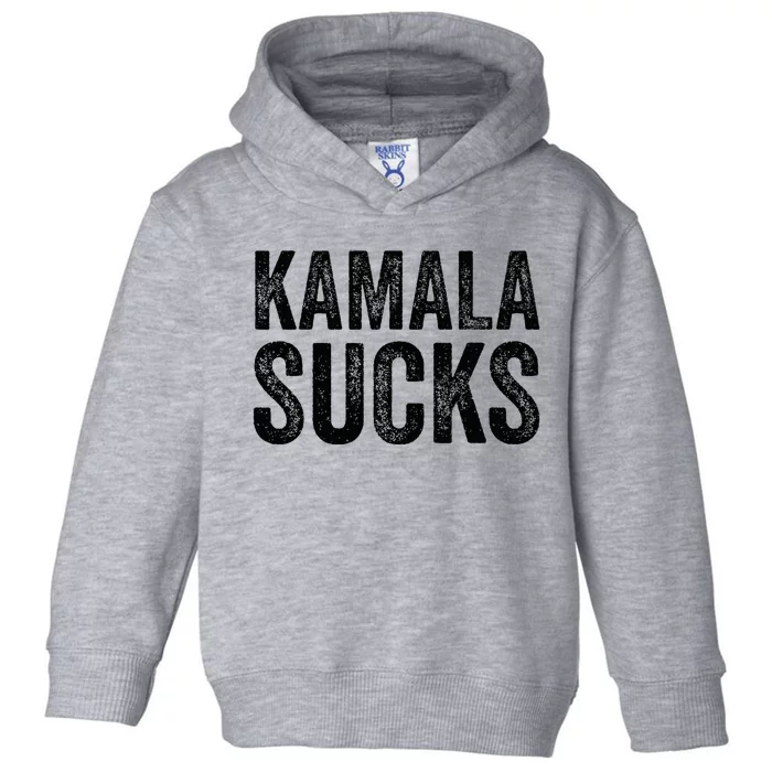 Anti Harris 2024 Kamala Sucks Toddler Hoodie