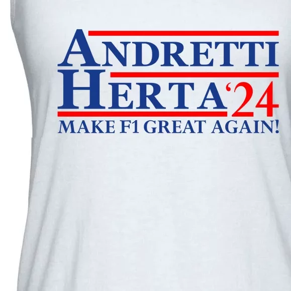 Andretti Herta 2024 Funny Indy Racing Ladies Essential Flowy Tank