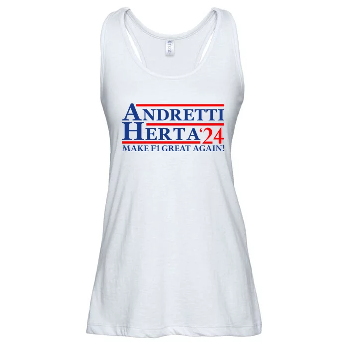 Andretti Herta 2024 Funny Indy Racing Ladies Essential Flowy Tank