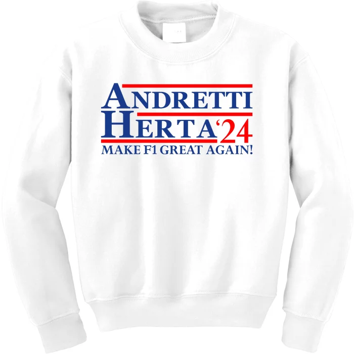 Andretti Herta 2024 Funny Indy Racing Kids Sweatshirt