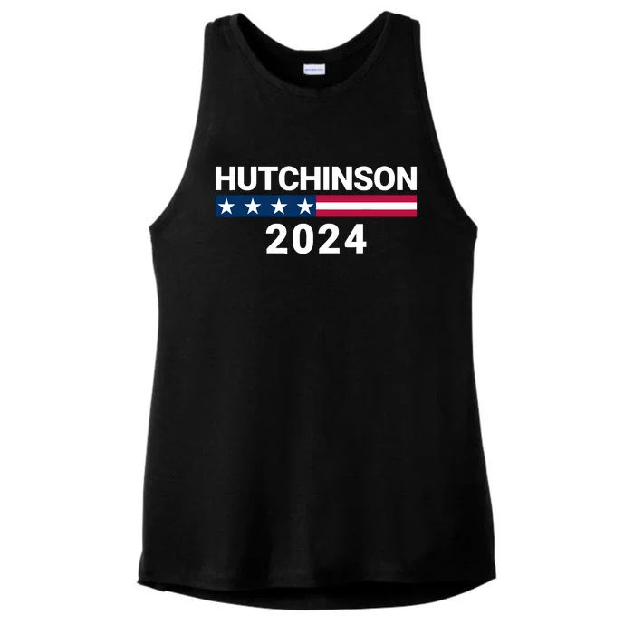 Asa Hutchinson 2024 Hutchinson For Presidential Election Ladies Tri-Blend Wicking Tank