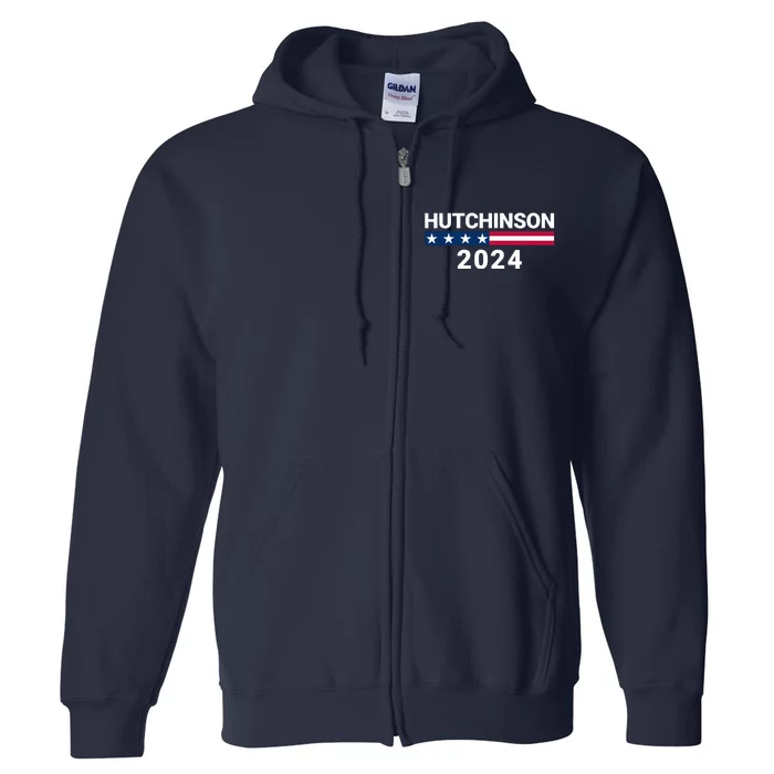 Asa Hutchinson 2024 Hutchinson For Presidential Election Full Zip Hoodie