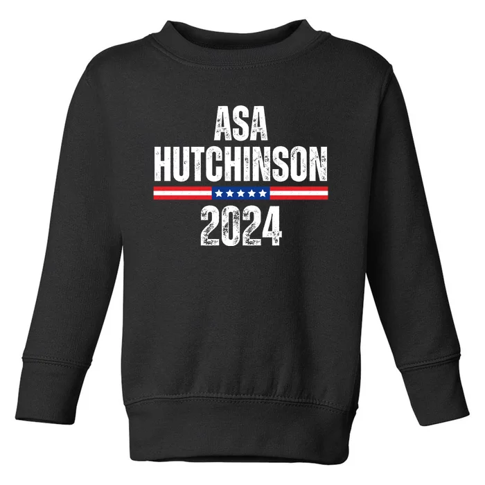 Asa Hutchinson 2024 For President Toddler Sweatshirt