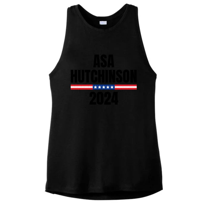 Asa Hutchinson 2024 For President Ladies Tri-Blend Wicking Tank