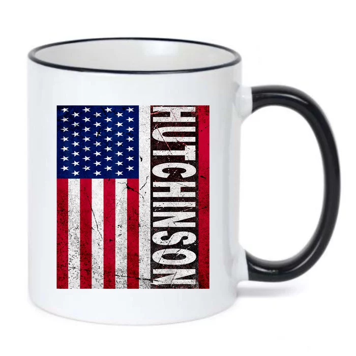 Asa Hutchinson 2024 President American Flag Black Color Changing Mug