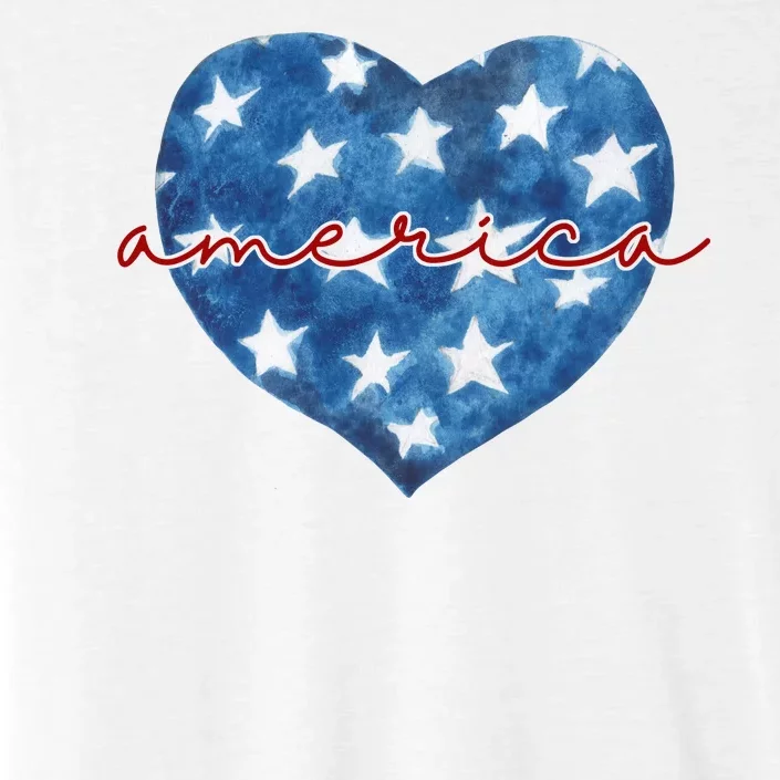 America Heart 4th Of July Cute Festive ChromaSoft Performance T-Shirt